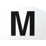 Conjunto de 12 letras de picadeiro com suporte de plástico Hippotonic