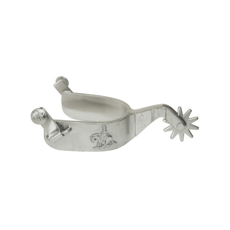 Esporas Metalab acetinadas para reining Pool's