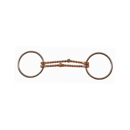 Mors duplo torcido em cobre Pool's