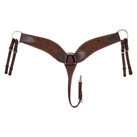 Peitoral largo com flores Pool's