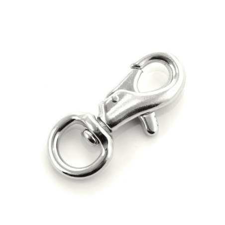 Mosquetão com olhal giratório redondo Umbria Equitazione