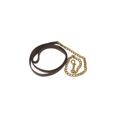 Longe de couro com corrente Umbria Equitazione