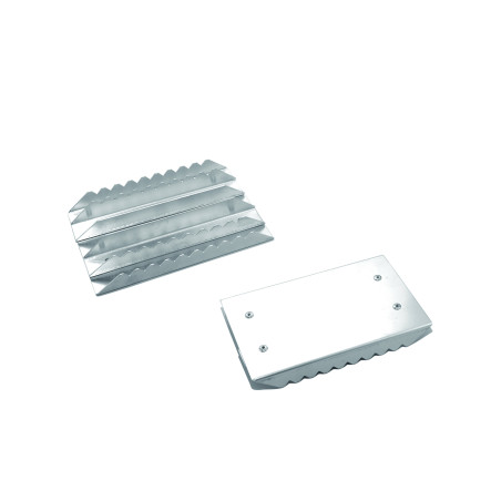 Rasqueadeira retangular em alumínio Umbria Equitazione