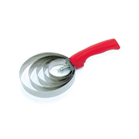 Raspadeira americana metálica redonda tamanho grande Umbria Equitazione