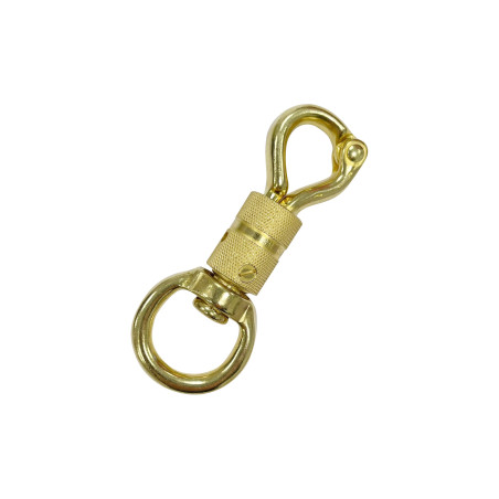 Mosquetão de segurança com argola redonda Umbria Equitazione