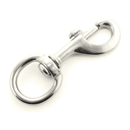 Mosquetão prateado 1" 1/4 Umbria Equitazione