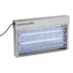 Mata-moscas elétrico inox ECOKILL IPX4 azul