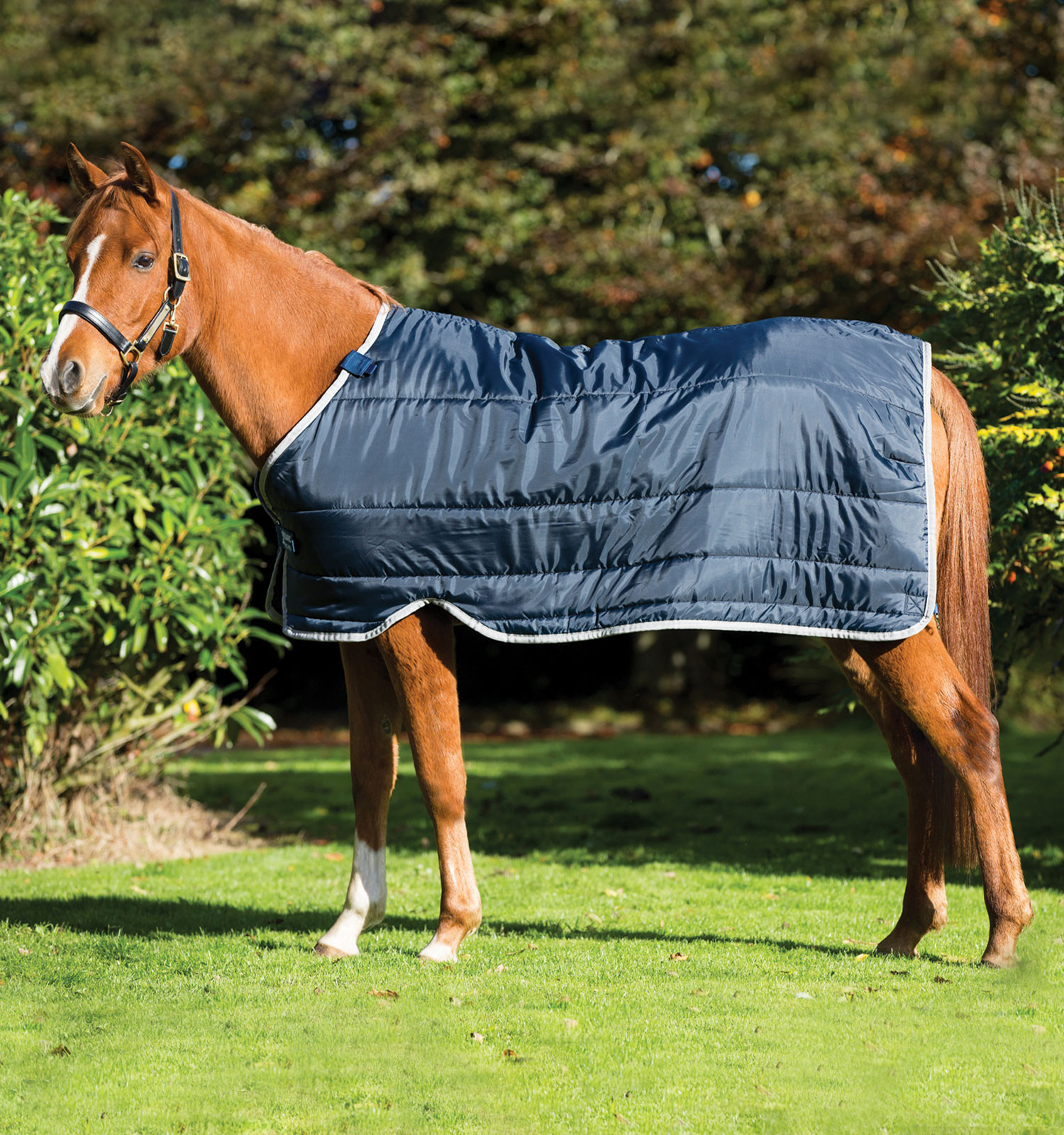 Forro Horseware pônei 100g Marinho / prateado Azul