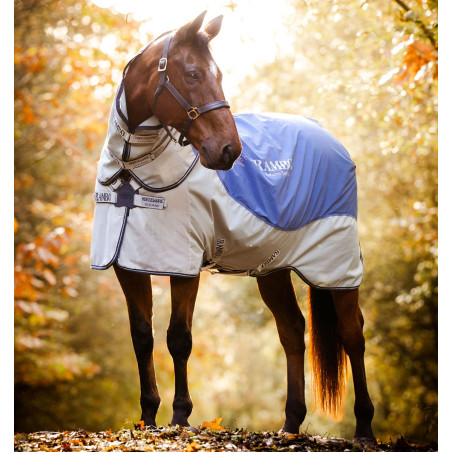 Capa de exterior Horseware Rambo® Autumn Series com fecho de disco exterior 0g e forro de 100g
