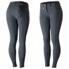 Calça Horze Grand Prix com grip de silicone para mulher - Azul escuro