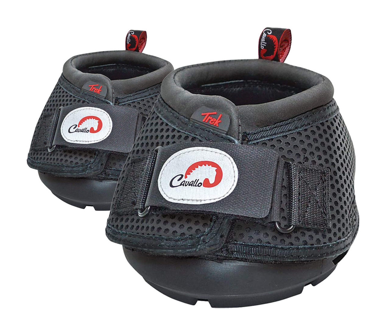 Hipossandália de trilha regular por par Cavallo Horse & Rider Preto