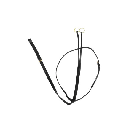 Martingal de couro para corrida Derby