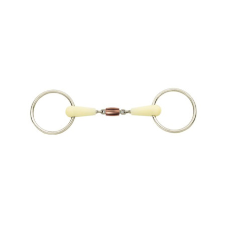 Mors com embocadura central e revólver Happy Mouth