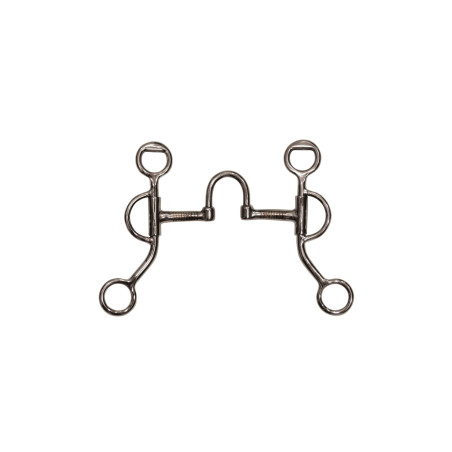 Mors de correção em aço inoxidável com faces curtas Pool's