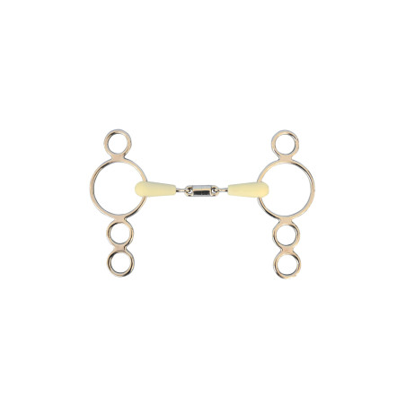 Mors pessoa com azeitonas rotativas centrais Happy Mouth