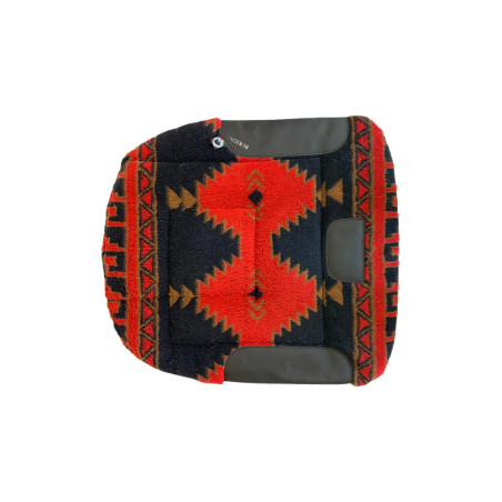 Almofada de sela em pele Burioni