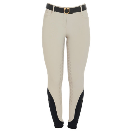 Calça de equitação feminina Aria full grip com defeito Equestro