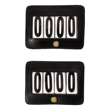 Porta-número de concurso com 4 dígitos 12x8 cm Equestro