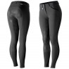 Calça Horze Grand Prix com fundo de silicone feminino - Preto