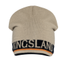 Gorro de malha unissexo Kingsland KLVale - Pavê bege