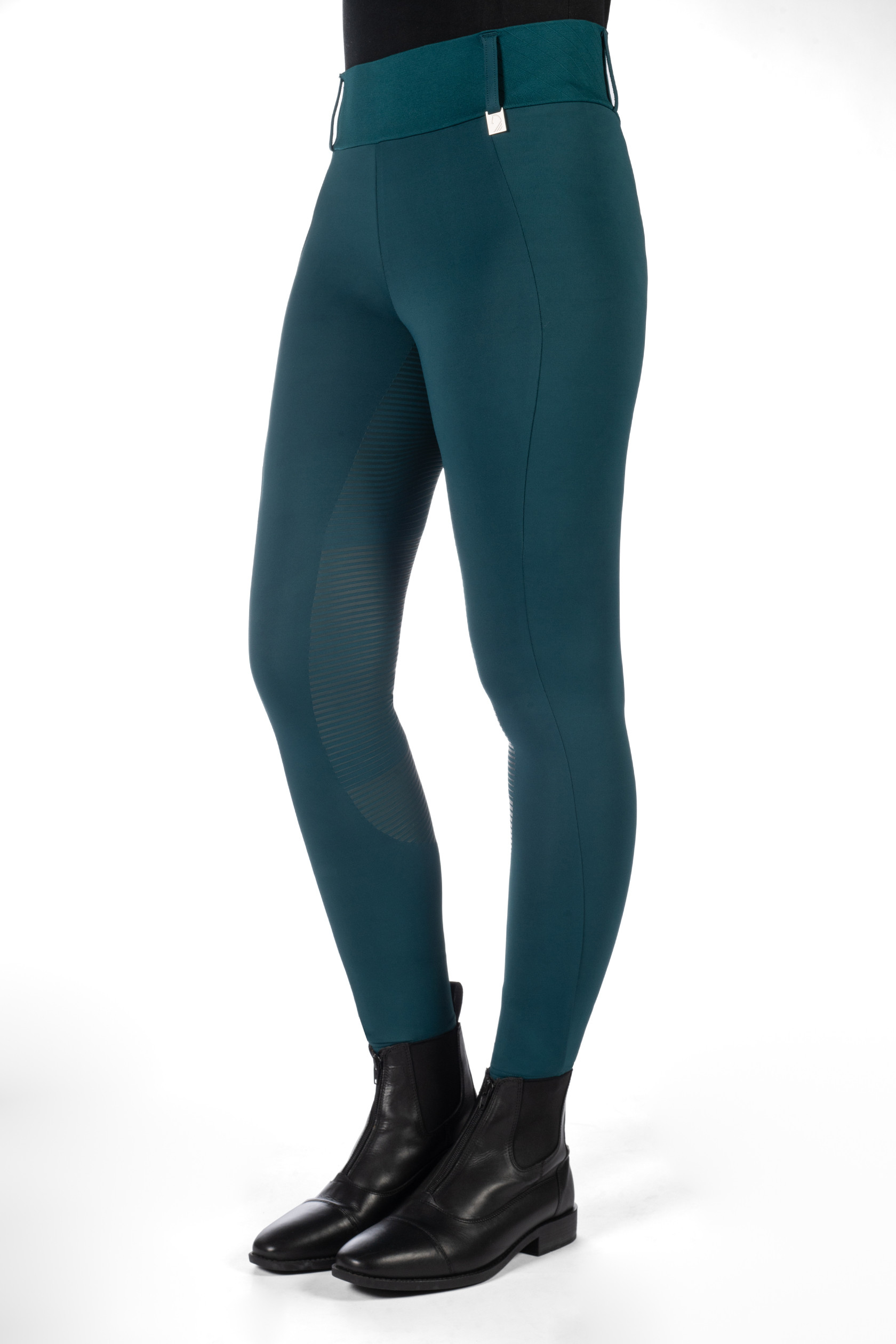 Legging Lauria Garrelli Livigno com fundo 1/1 em silicone Verde escuro