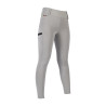 Legging Lauria Garrelli Livigno com fundo 1/1 em silicone - Cinza pedra