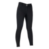 Calça HKM Ari cintura média com fundo 1/1 em silicone - Preto