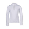 Polo de competição HKM Emilia Kids - Branco
