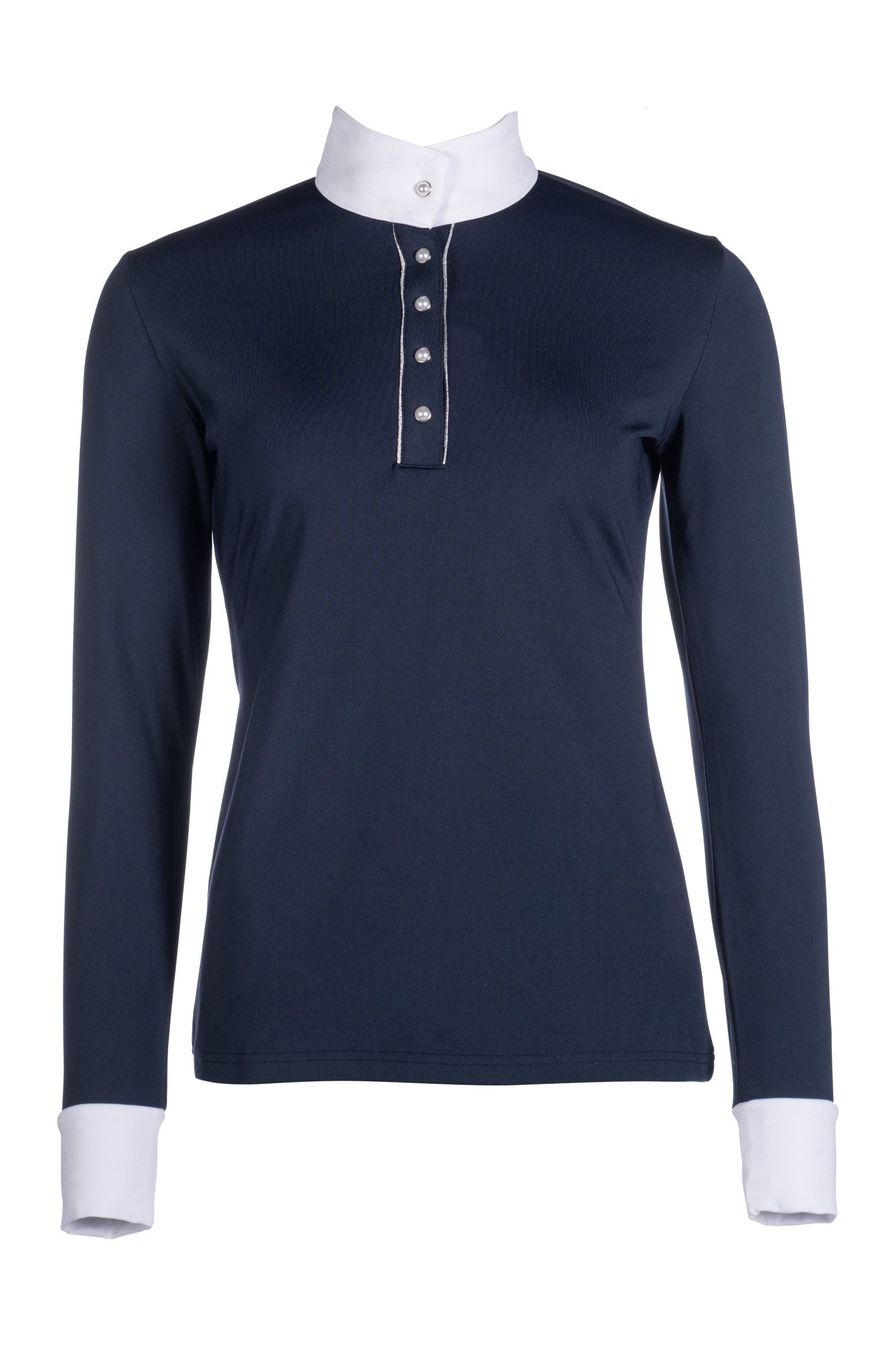 Pólo de competição HKM Emilia Azul escuro Pólo de competição HKM Emilia Azul escuro