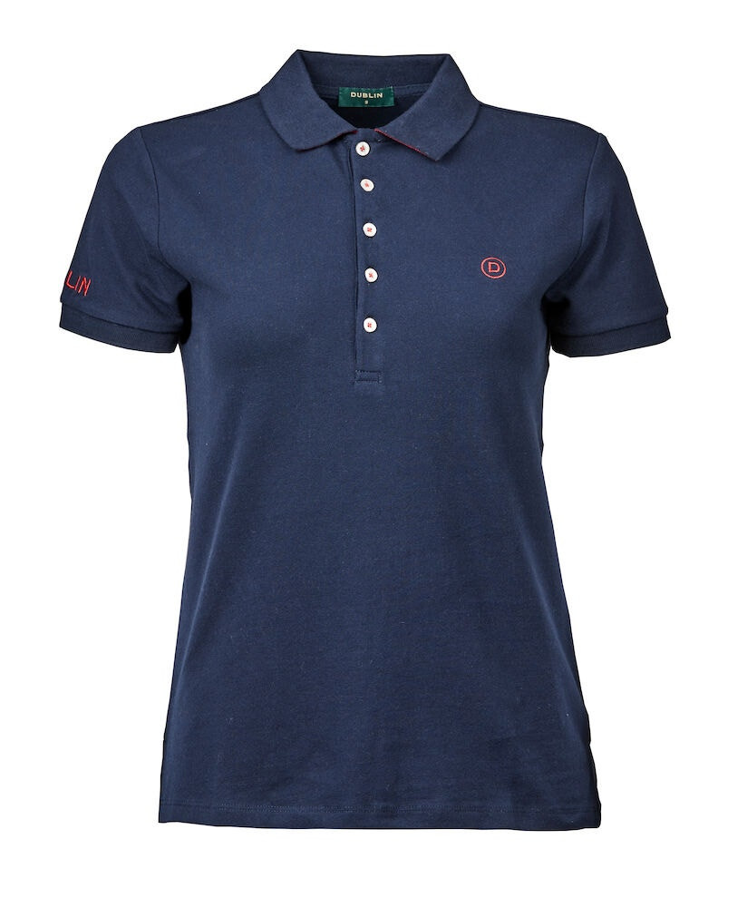 Polo Dublin de mangas curtas Lily Marinho verdadeiro Azul-marinho