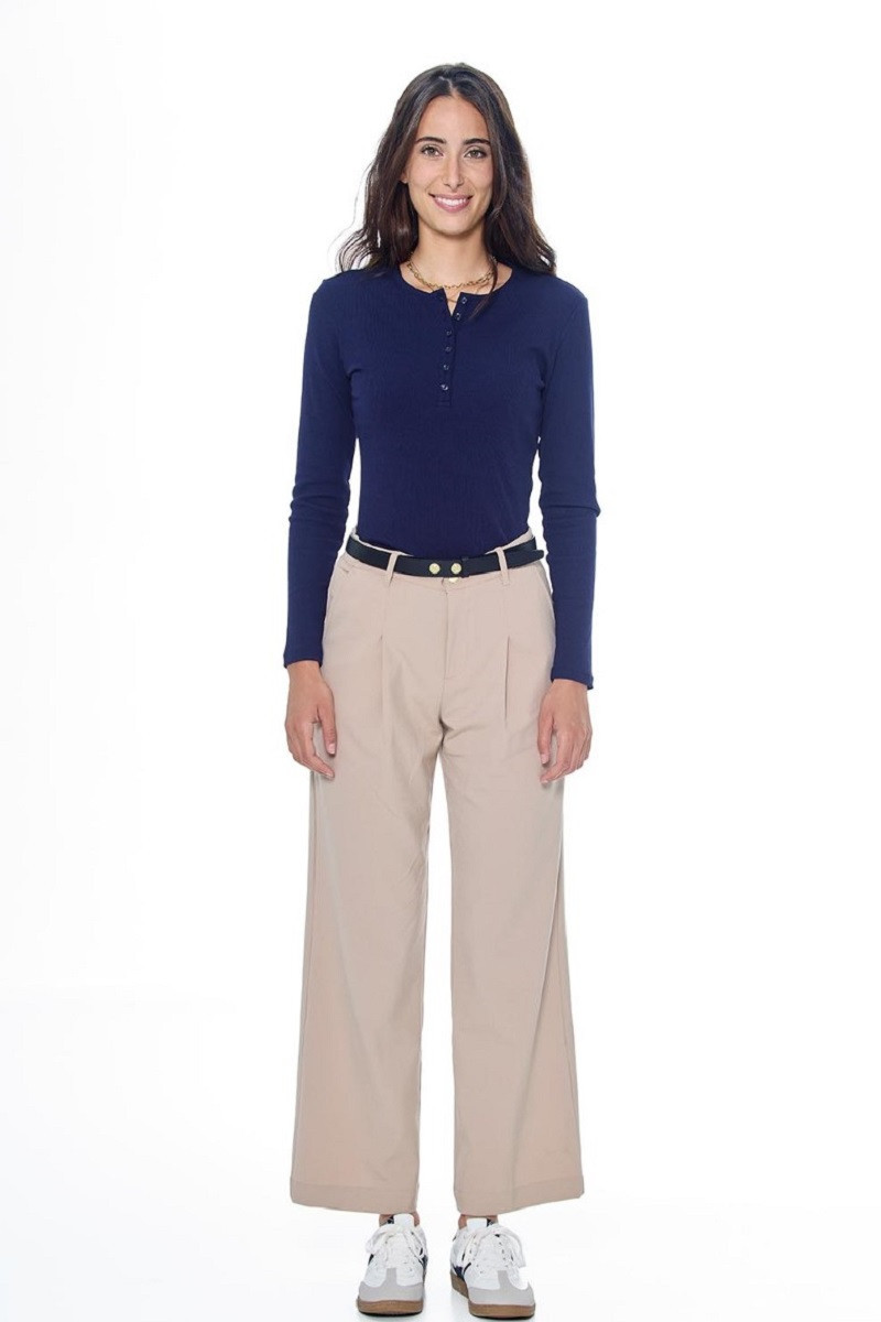 Camiseta de manga comprida feminina Harcour Pipalo Marinho Azul-marinho Camiseta de manga comprida feminina Harcour Pipalo Marinho Azul-marinho