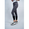 Calça Harcour Boogie Full grip - Cinza escuro / dourado rosé