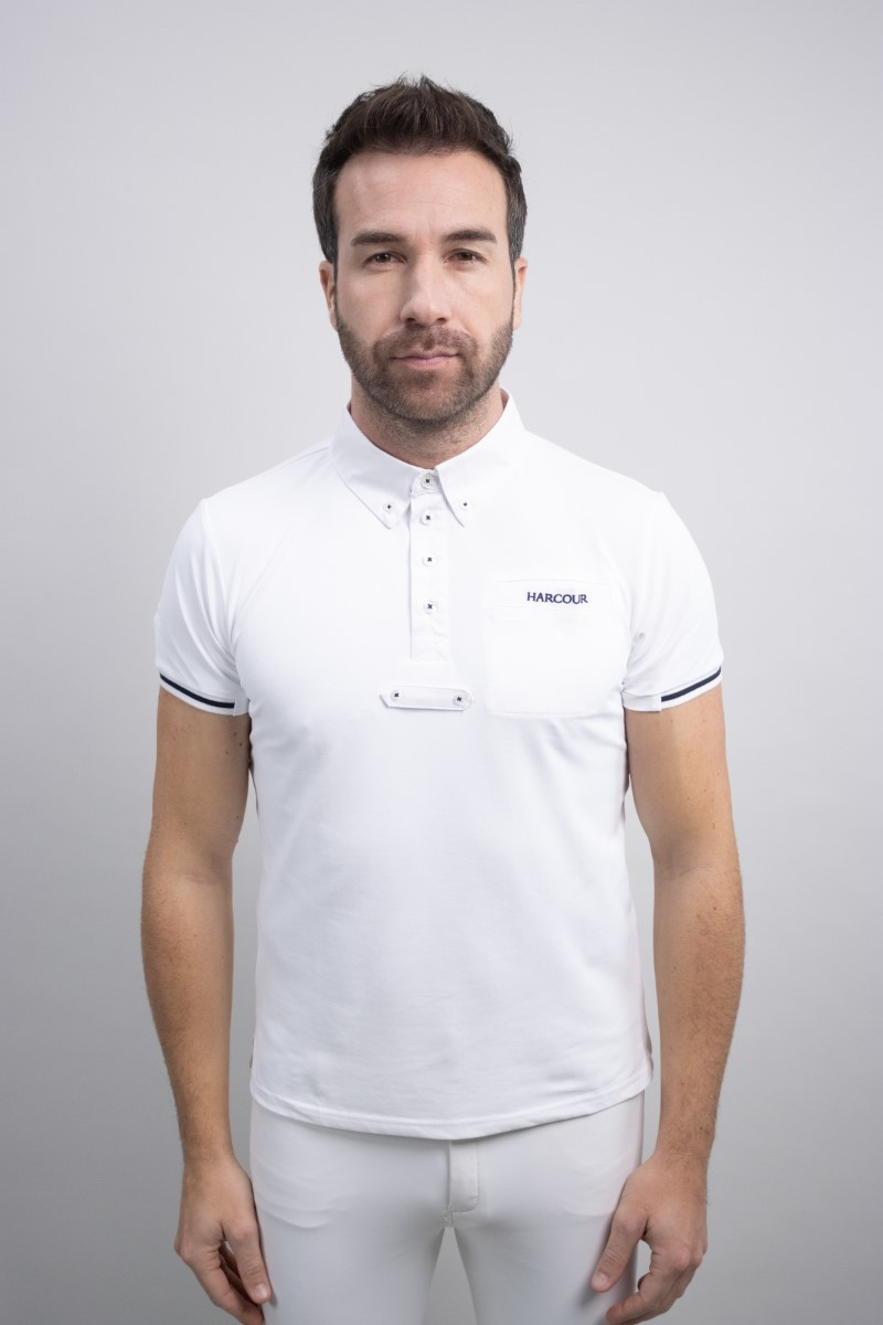 Polo Harcour Crystallo Branco
