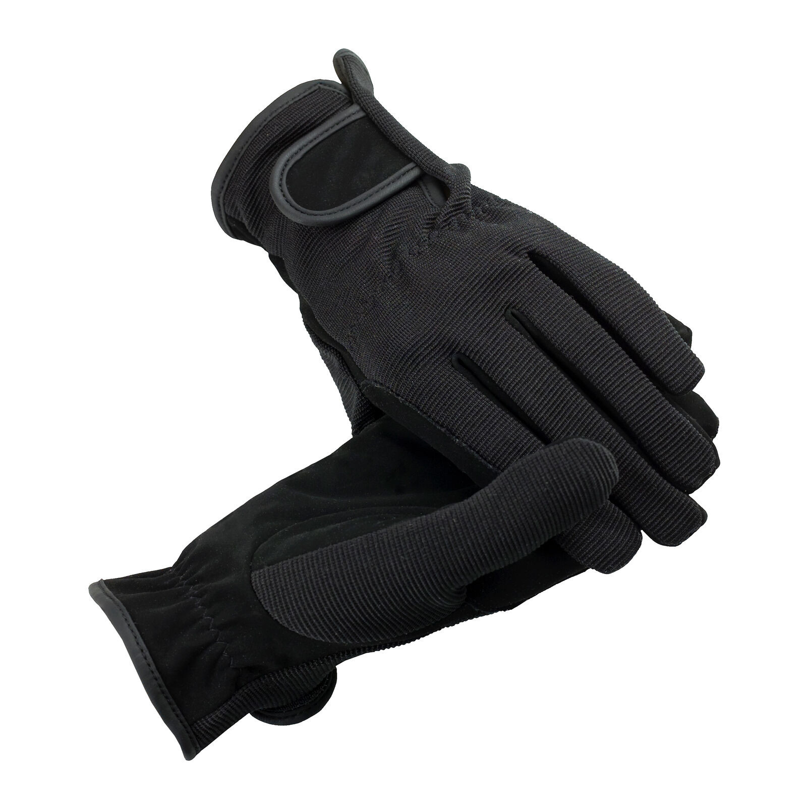 Luvas de cavaleiro multi-stretch Preto