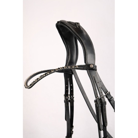 Frontal Montar Fair cristal preto curvado