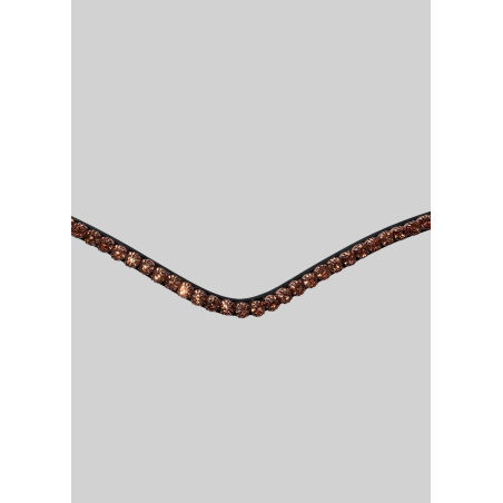 Frontal Montar Fair cristal ouro rosa