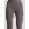 Legging Montar Selena logo full grip feminino - Cinzento