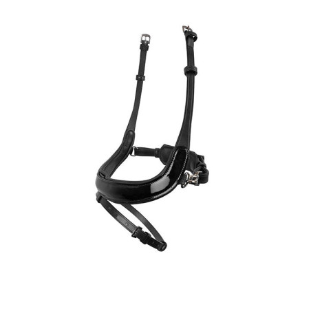 Muserola Montar Bretanha Deluxe Verniz couro curtido