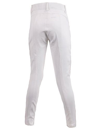 Calça de Montar Yati Crystal Júnior full grip Branco