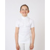 Polo de competição Montar Bling Junior - Branco