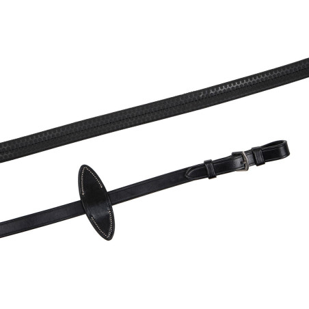 Rendas Montar borracha sem fivela couro curtido