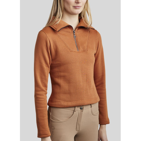Sweatshirt Montar MoElla zíper um quarto feminino