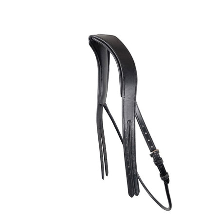 Testeira Montar anatômica couro curtido com focinheira redonda