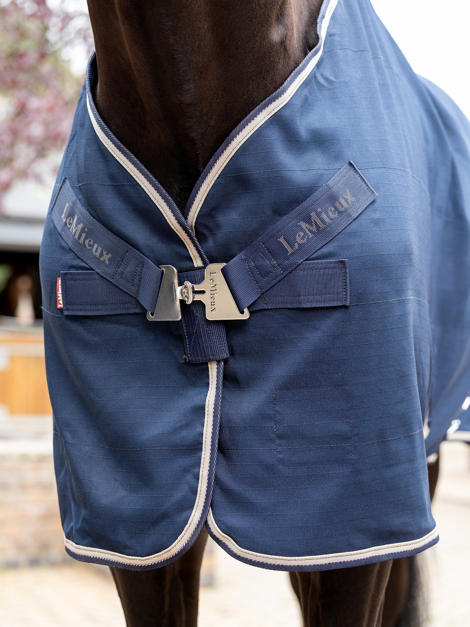 Camisa de cocheira LeMieux Kudos Marinho Azul-marinho