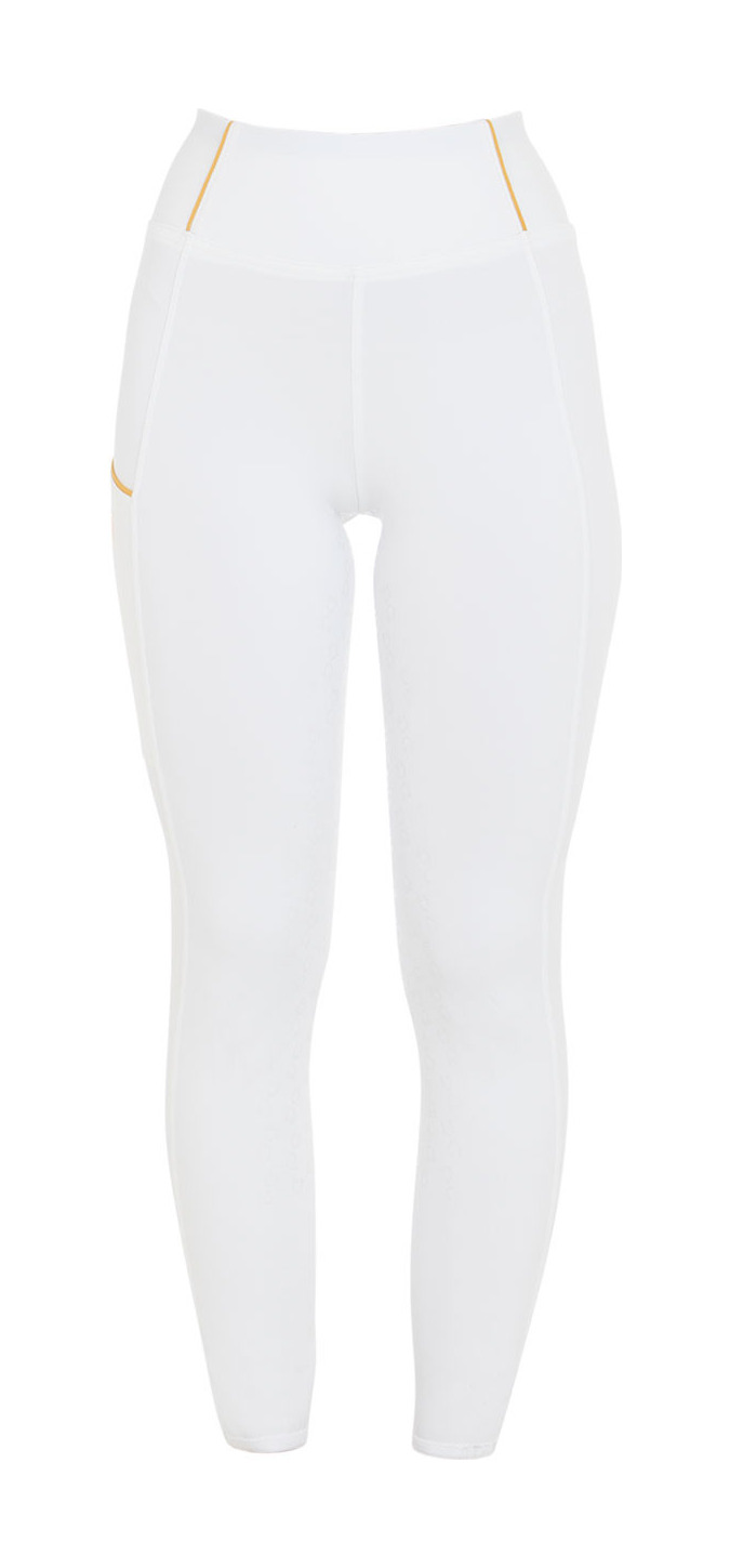 Legging feminino com forro de lã Equestro Branco