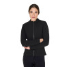 Casaco softshell feminino em tecido técnico acolchoado Equestro - Preto