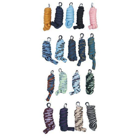 Corda longa trançada dupla com mosquetão HKM