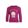 Moletom Polly HKM infantil - Magenta