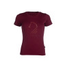 T-shirt Livigno Horse Head feminino HKM - Bordéus