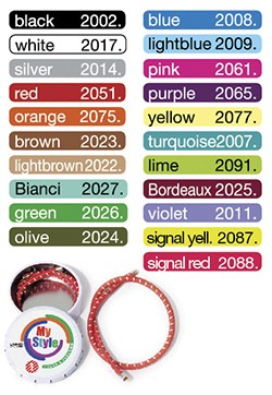 Kit de passepoils Casco My Style Gris Kit de passepoils Casco My Style Gris